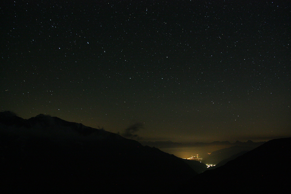 Zell am See bei Nacht