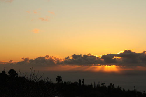 Wolkenstimmung in Puntagorda