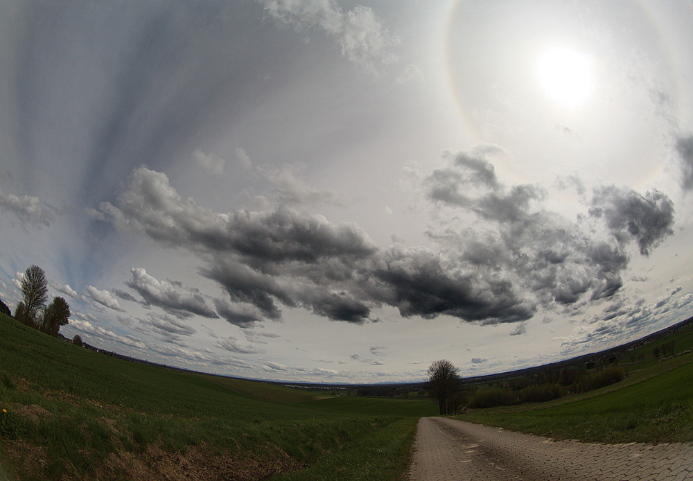 sonnenhalo undwolkenstimmungen