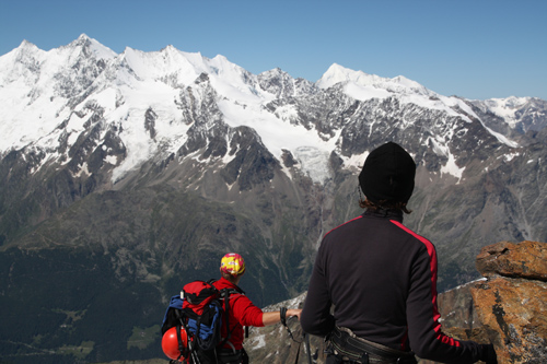 Im Abstieg vom Lagginhorn