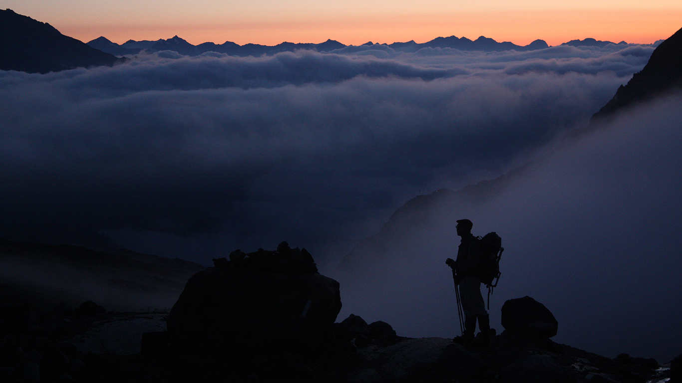 Morgenstimmung - Aufstieg Zufallspitze